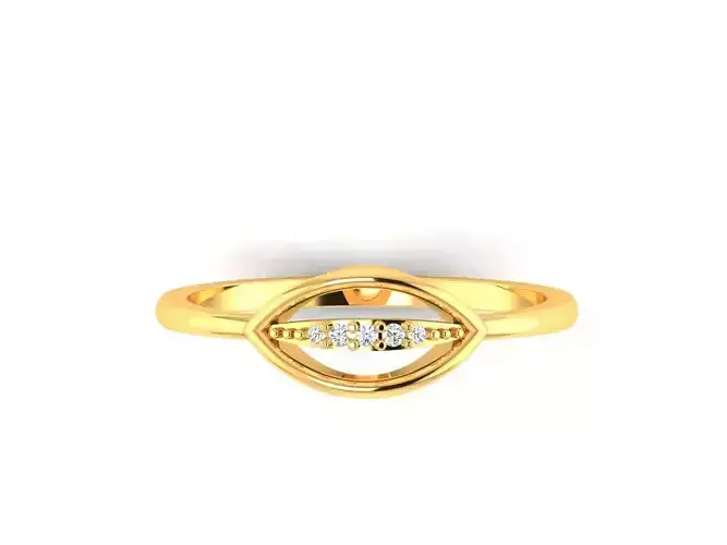 Solitaire Wedding Engagement Women Ring 3D print model