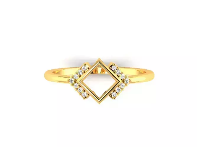 Solitaire Wedding Engagement Women Ring 3D print model
