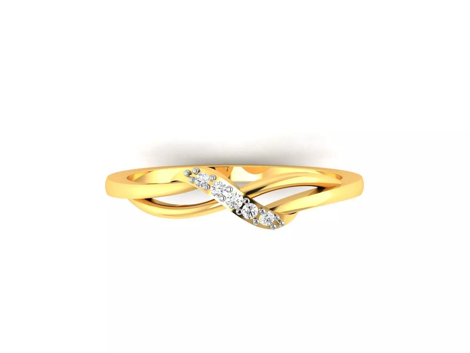 Solitaire Wedding Engagement Women Ring 3D print model