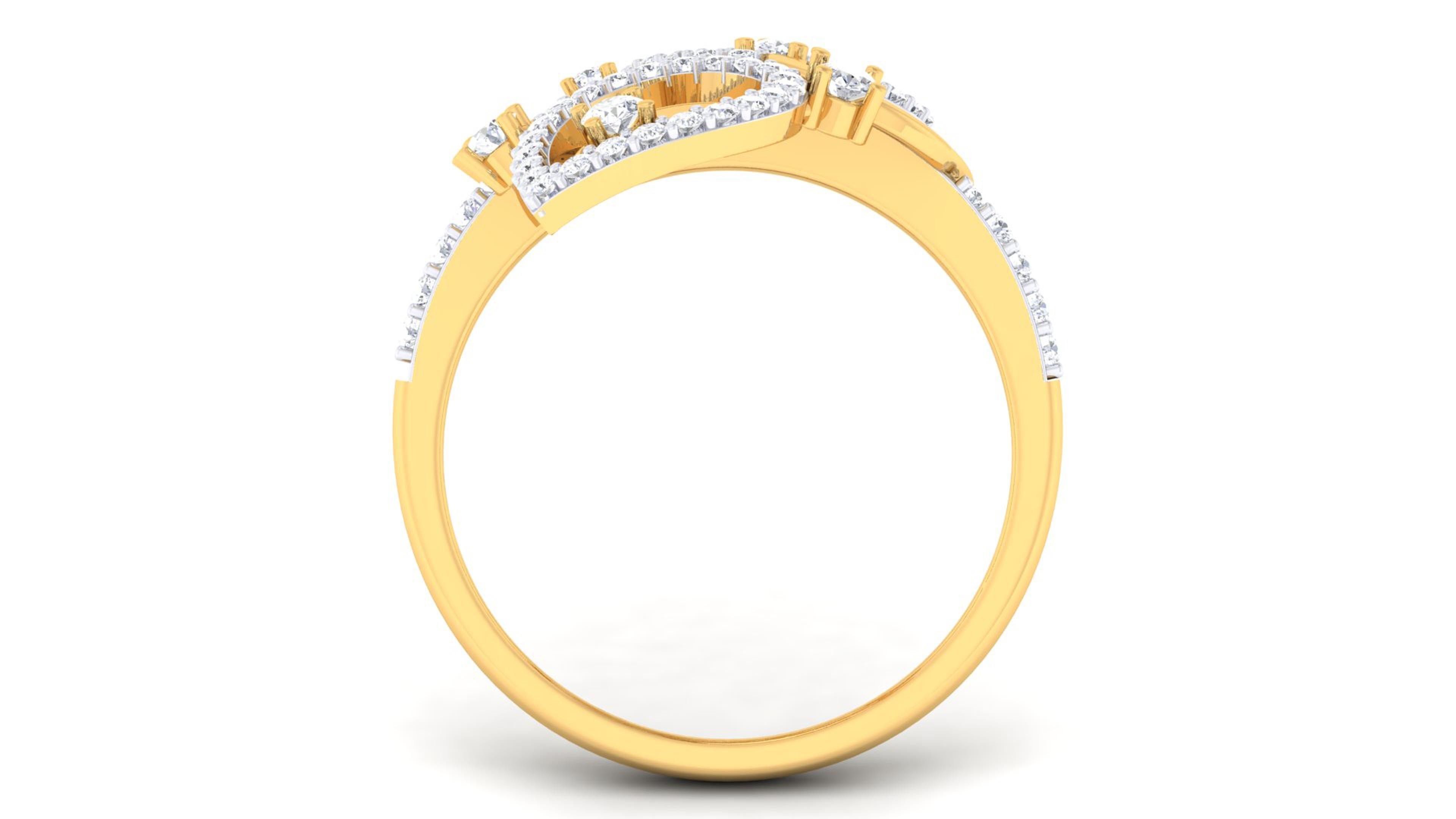 Women ring 3D print model_2