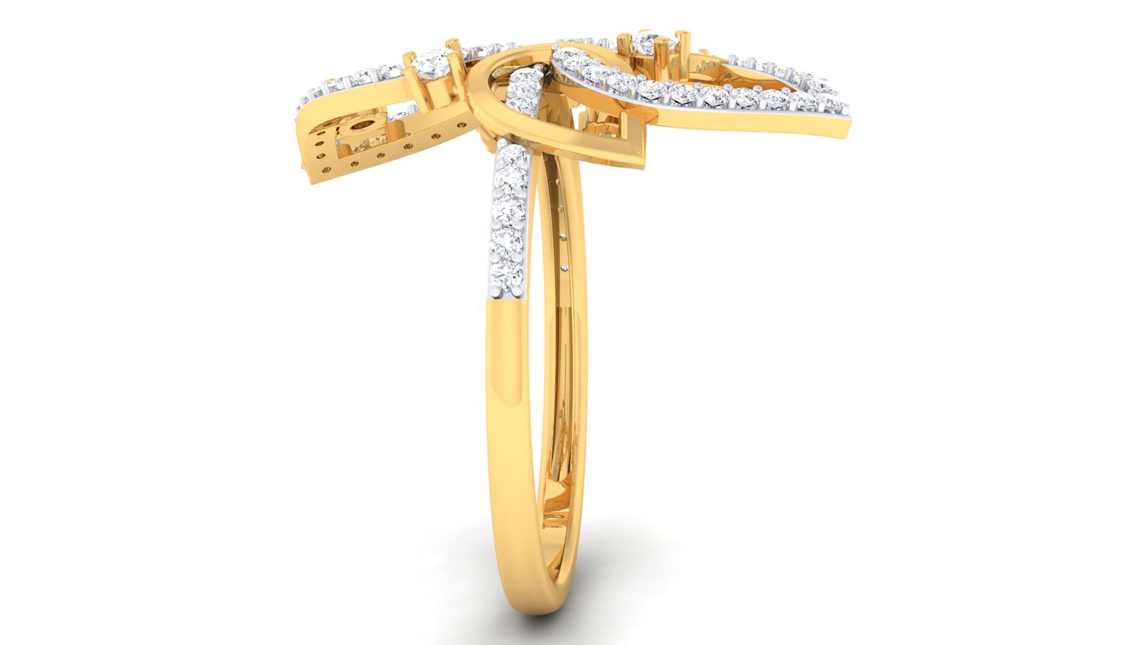 Women ring 3D print model_3