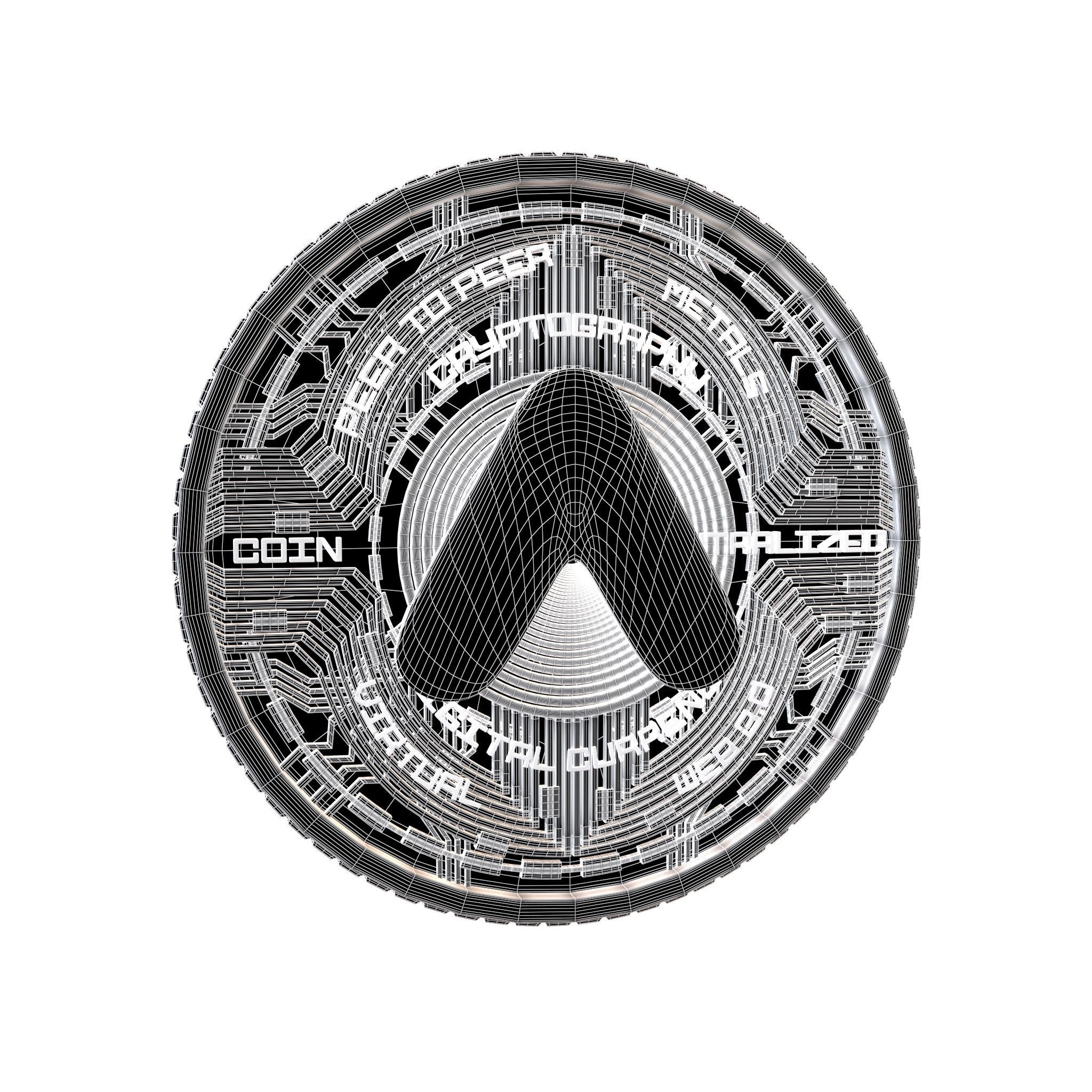 Anchor Protocol Coin v6 006 3D model_8