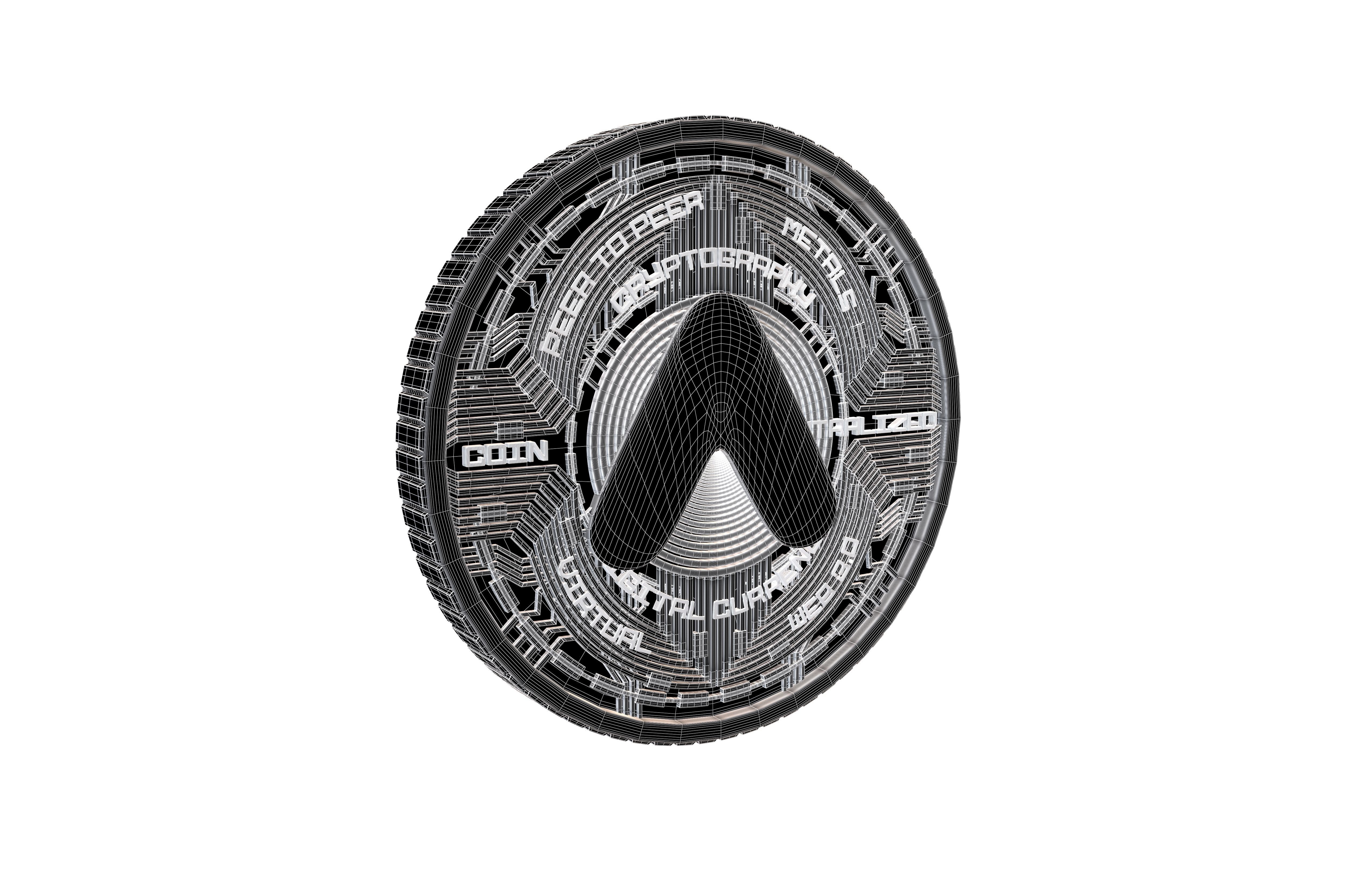 Anchor Protocol Coin v6 006 3D model_9