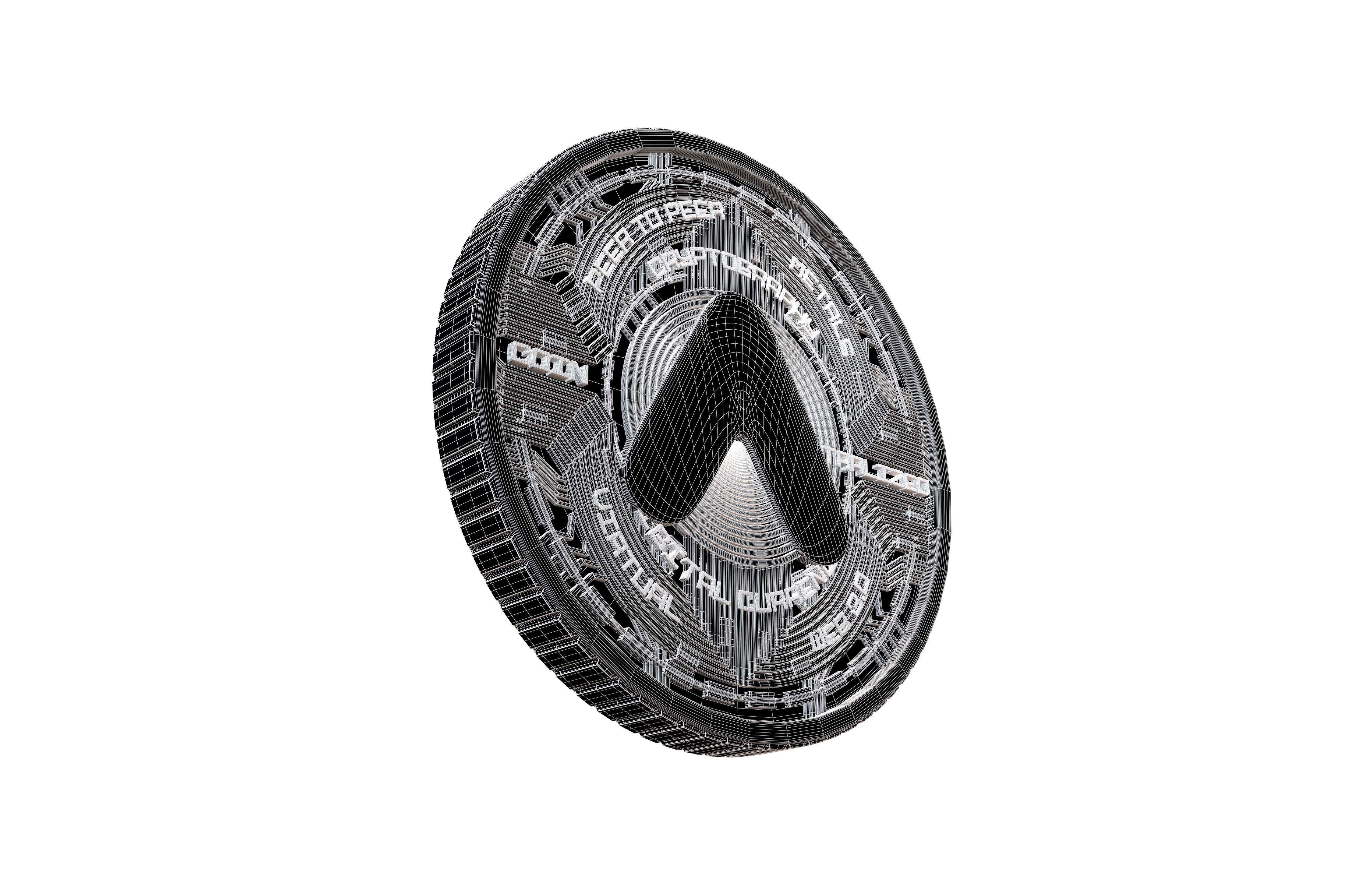 Anchor Protocol Coin v6 006 3D model_11