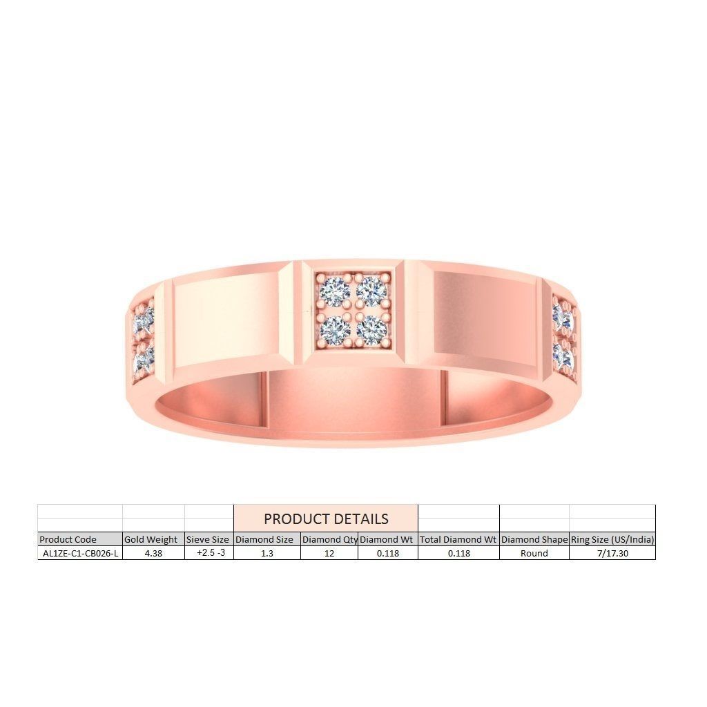 Couple bands 3D print model_7