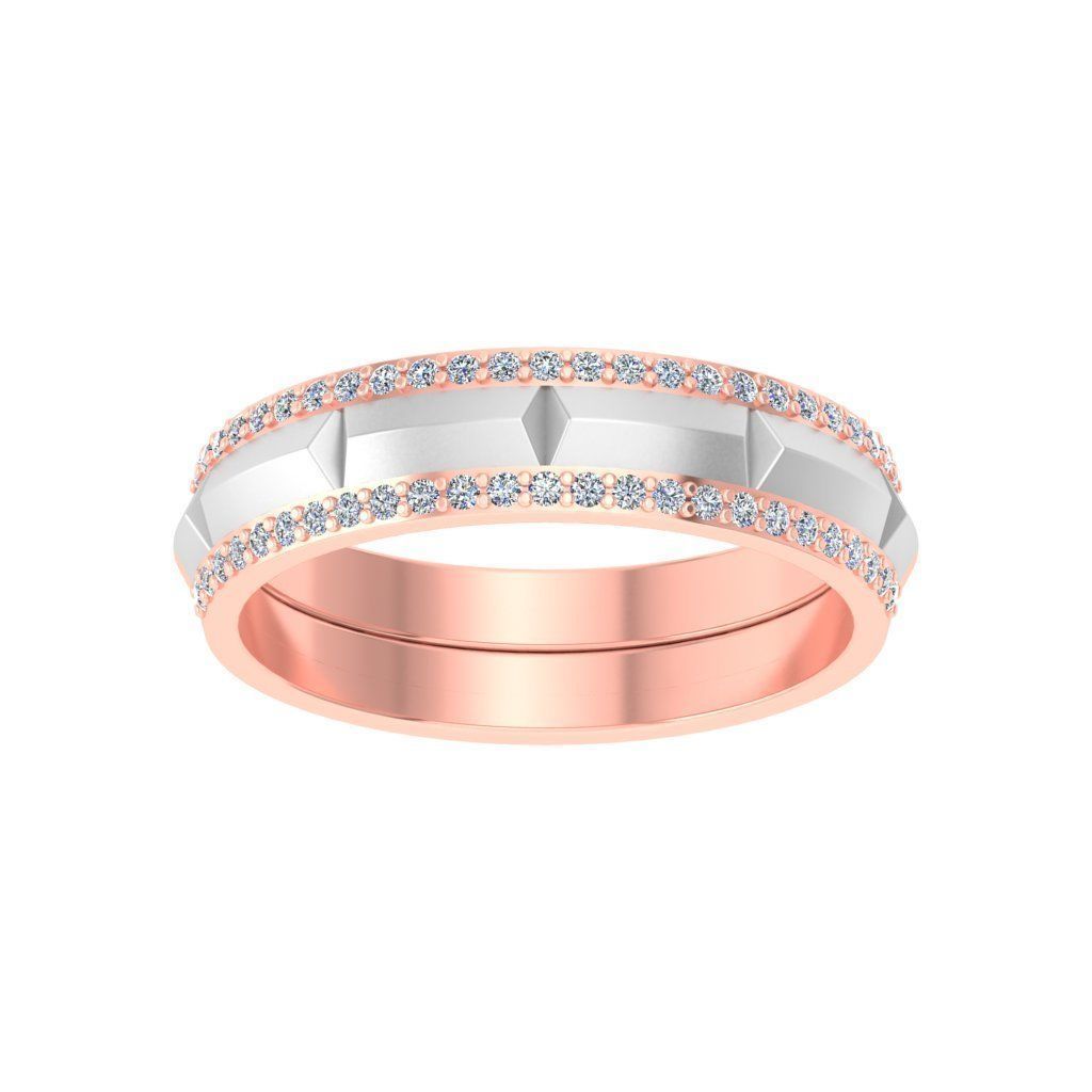 Couple bands 3D print model_8