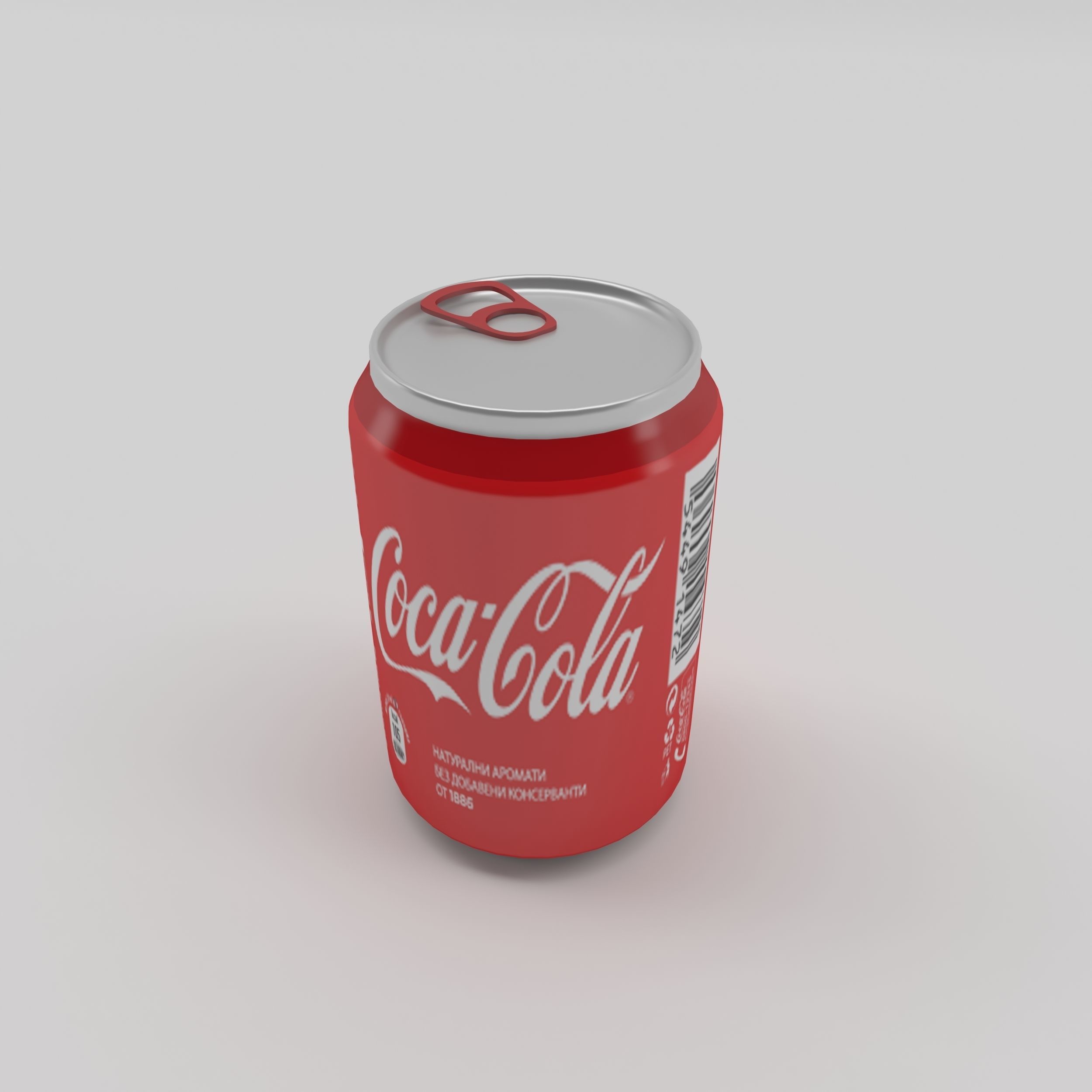 Bottle Coca-cola 2 Low-poly 3D model_13