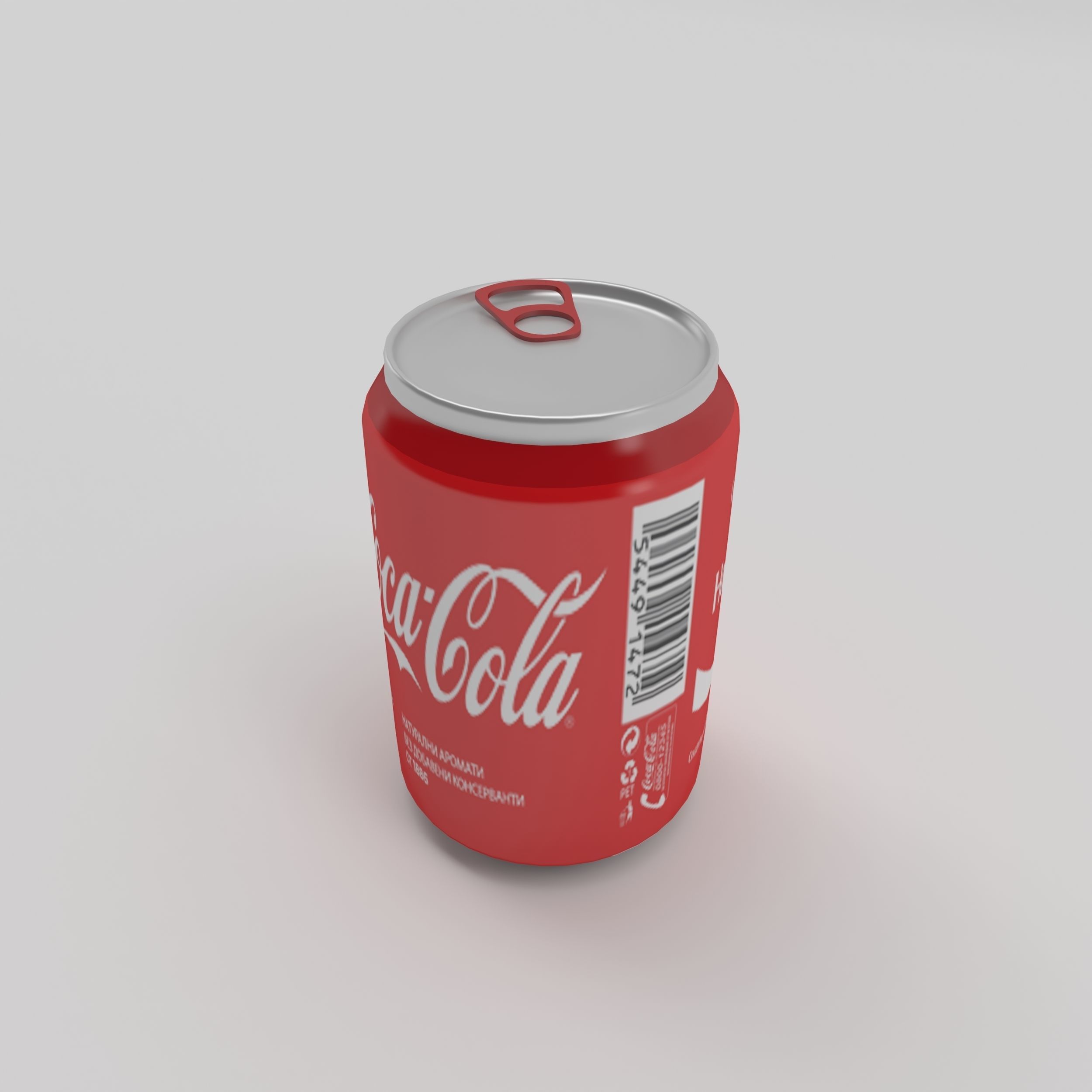 Bottle Coca-cola 2 Low-poly 3D model_15