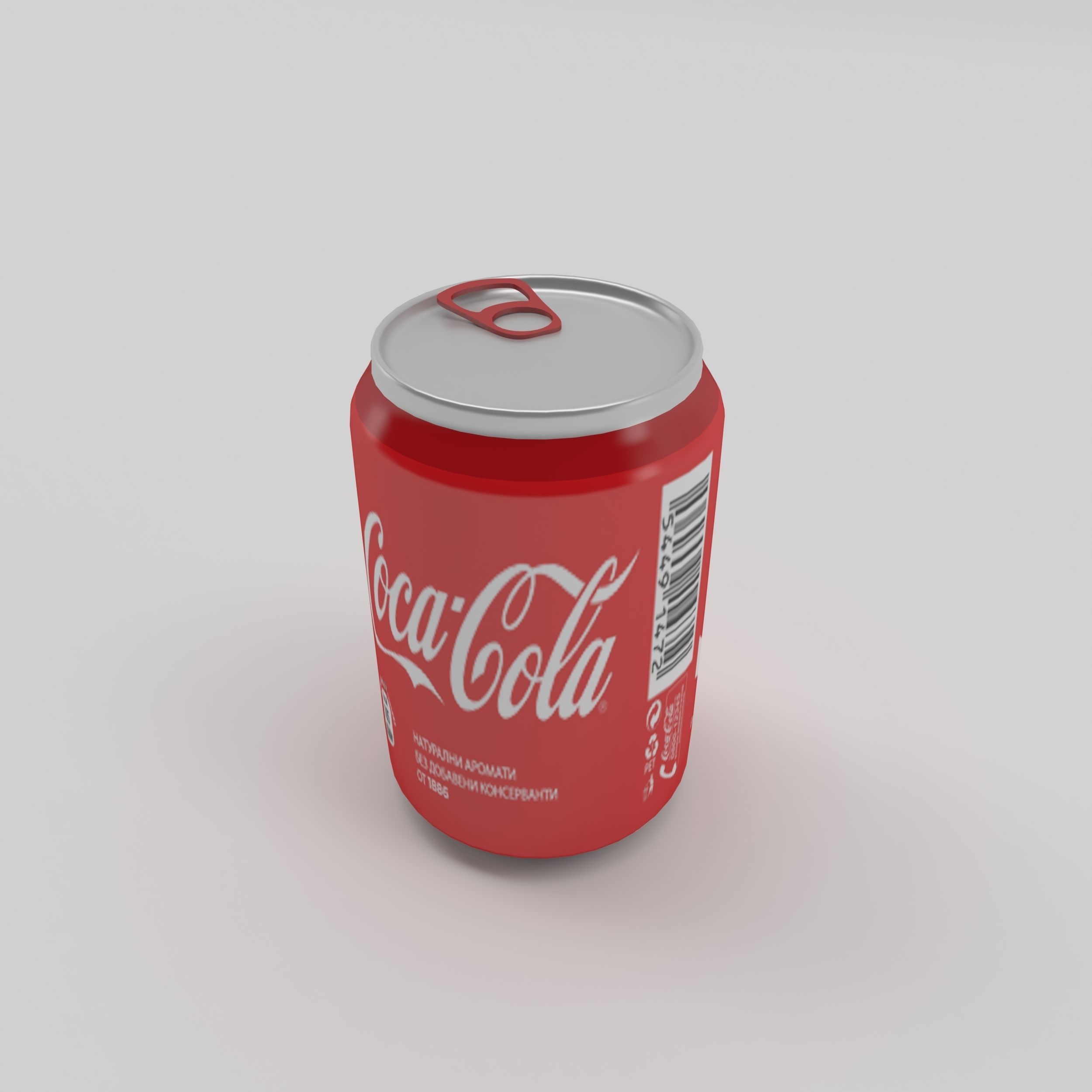 Bottle Coca-cola 2 Low-poly 3D model_14