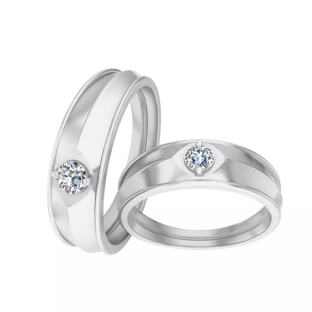 Couple bands 3D print model_0