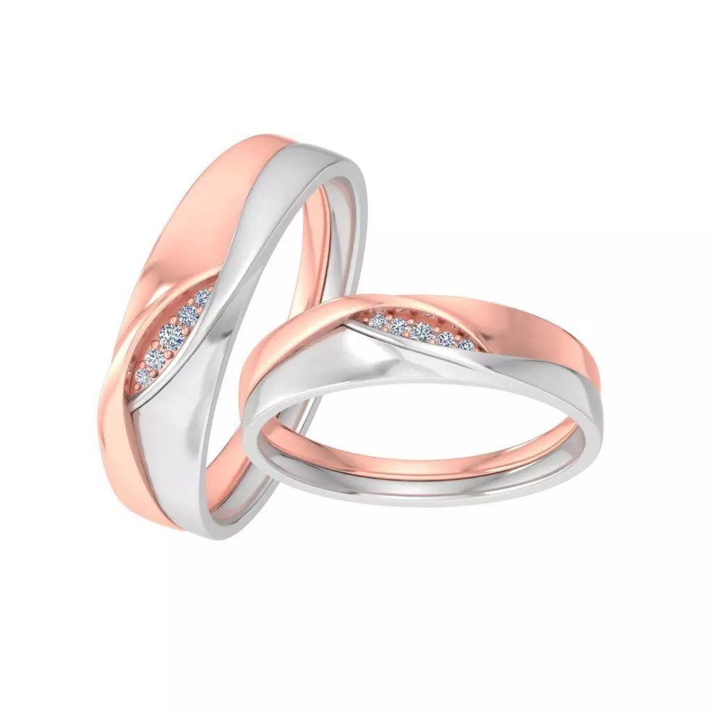 Couple bands 3D print model_0