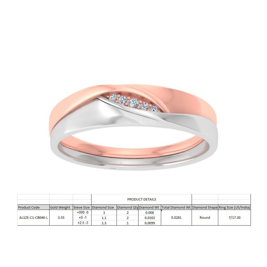 Couple bands 3D print model_6