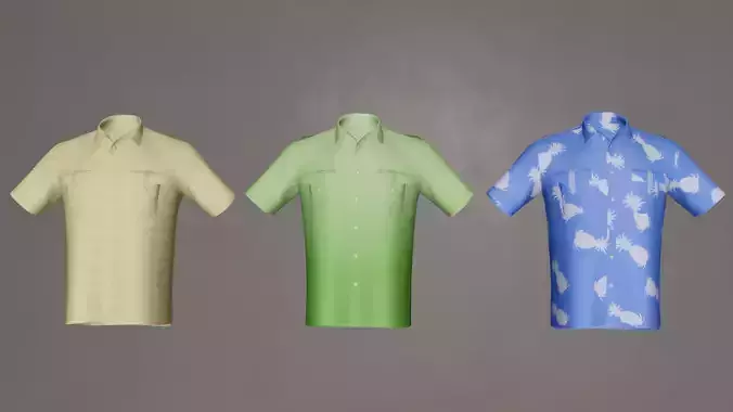 Shirt For Men 3D model