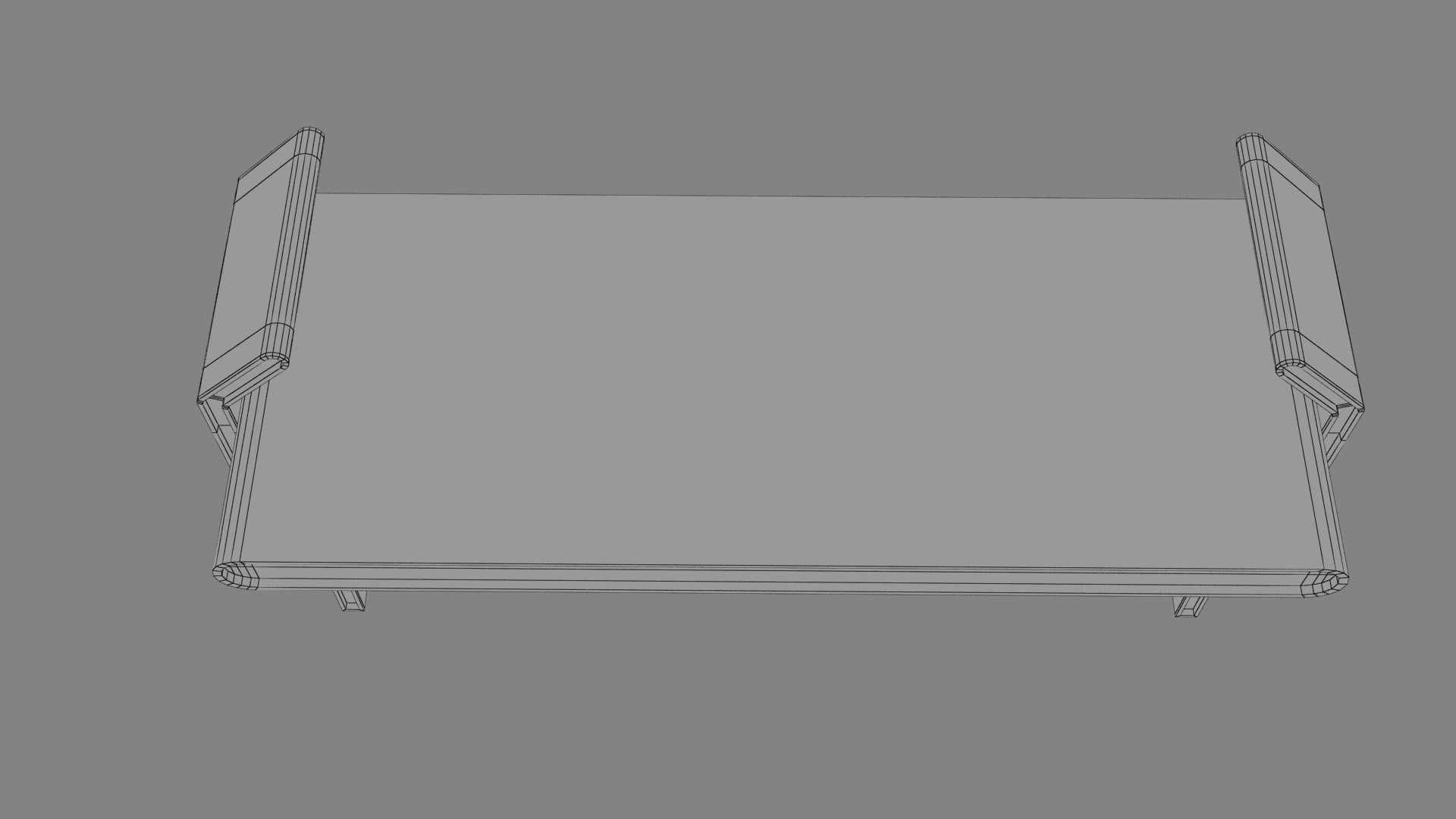 Bus Stop Low-poly 3D model_31