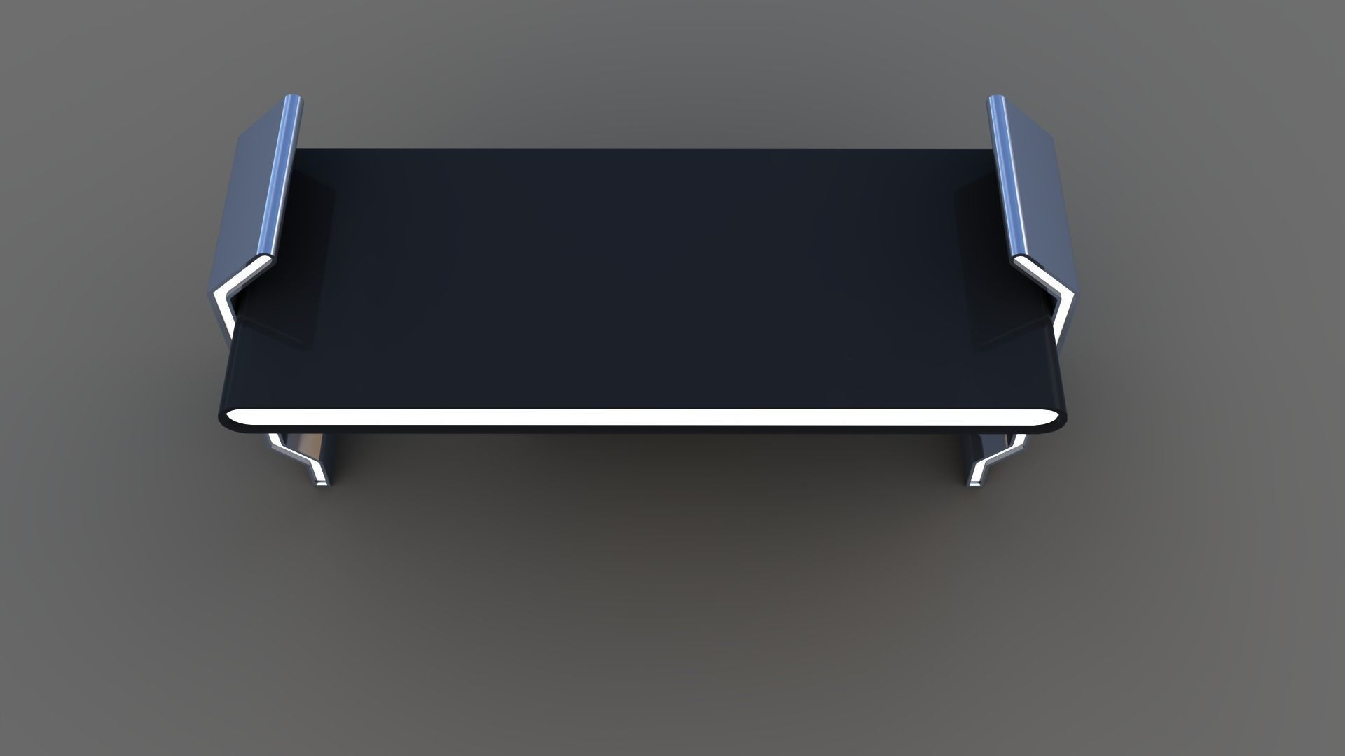 Bus Stop Low-poly 3D model_23