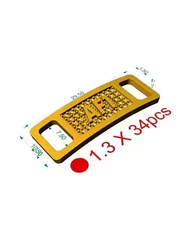 Nike Air Force 1 Shoelace Tag