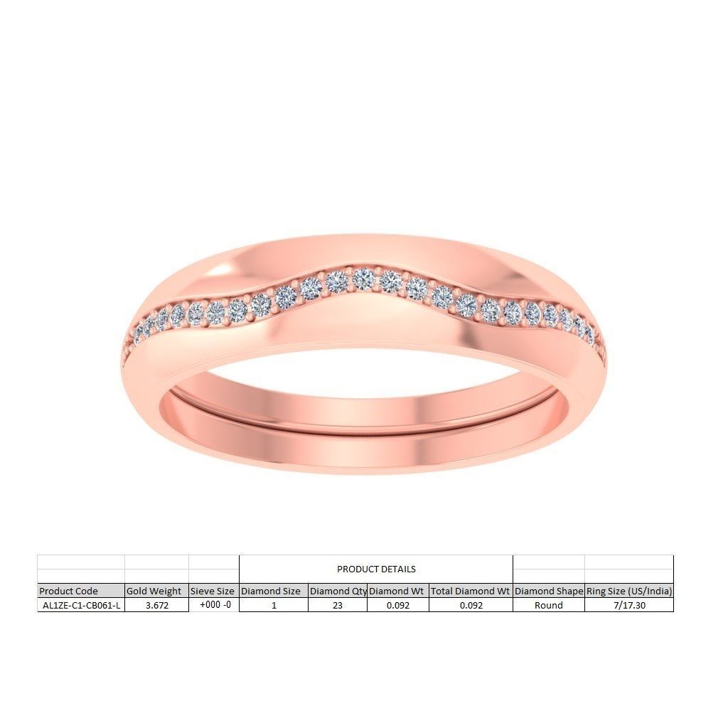 Couple bands 3D print model_6