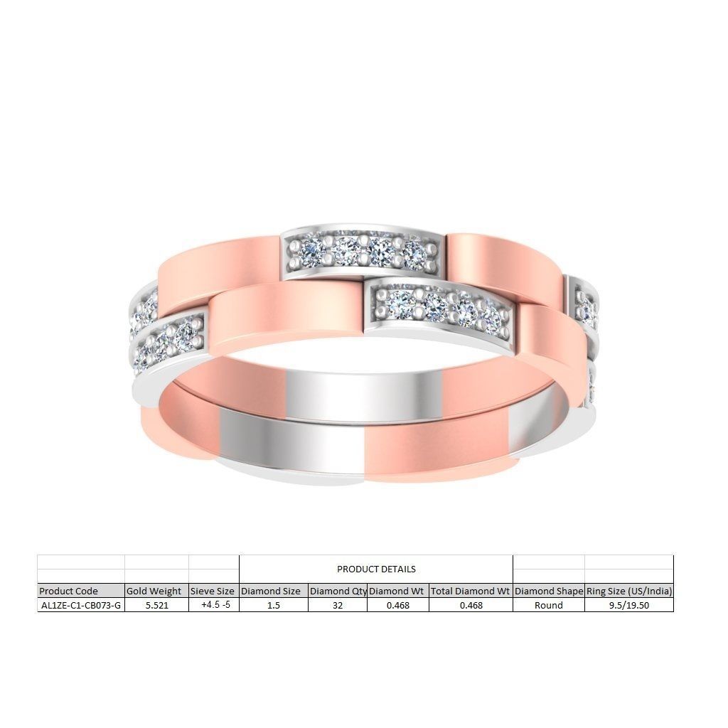 Couple bands 3D print model_10