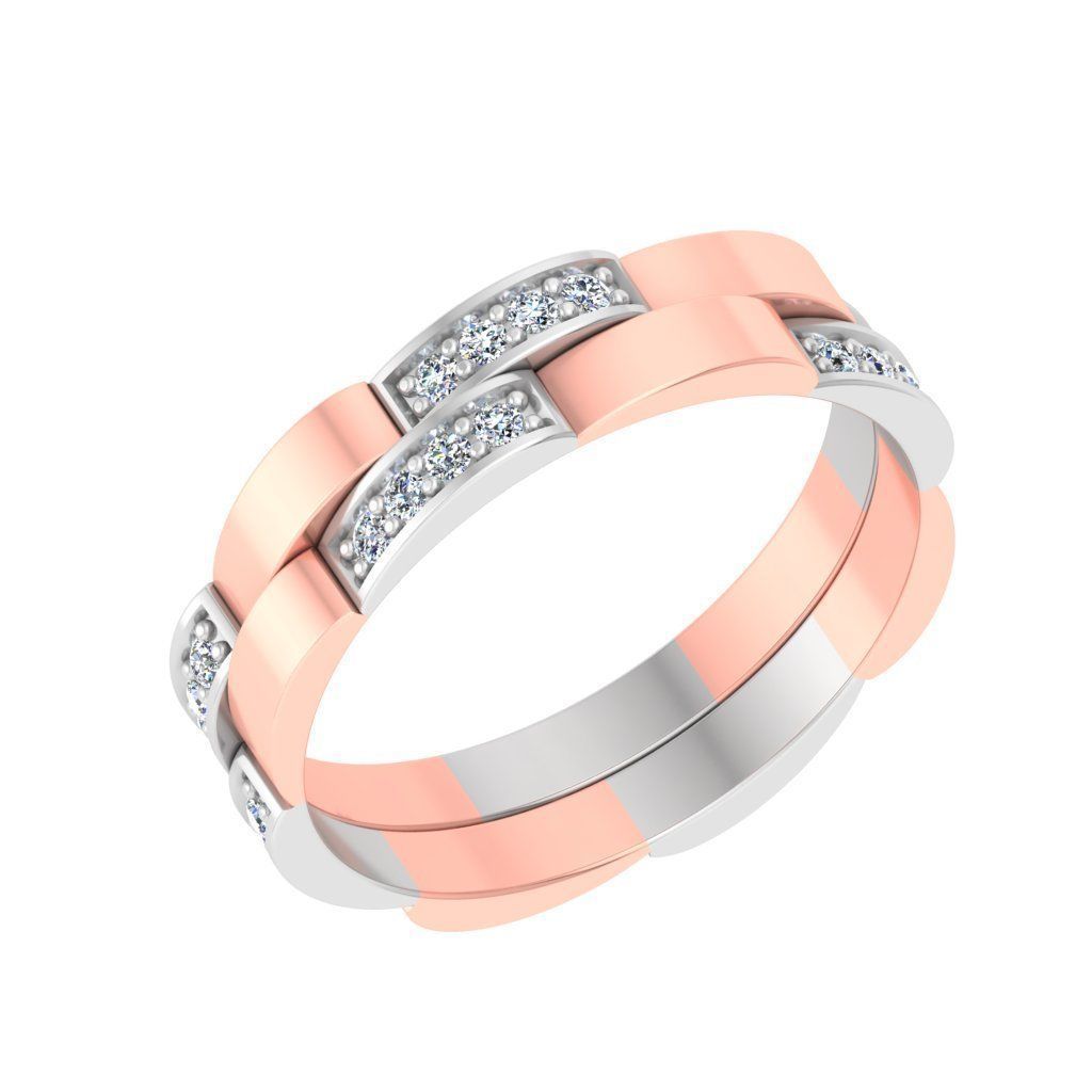 Couple bands 3D print model_8