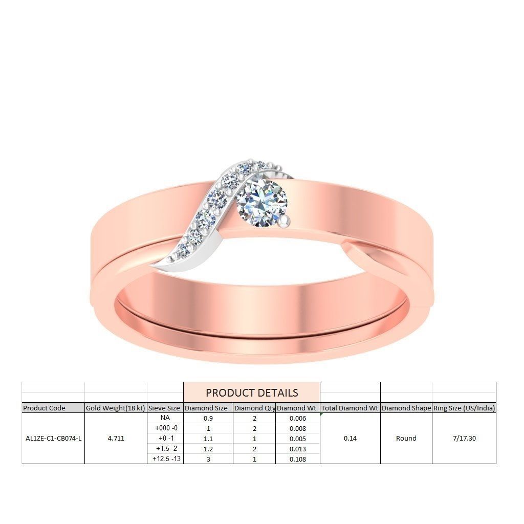 Couple bands 3D print model_6