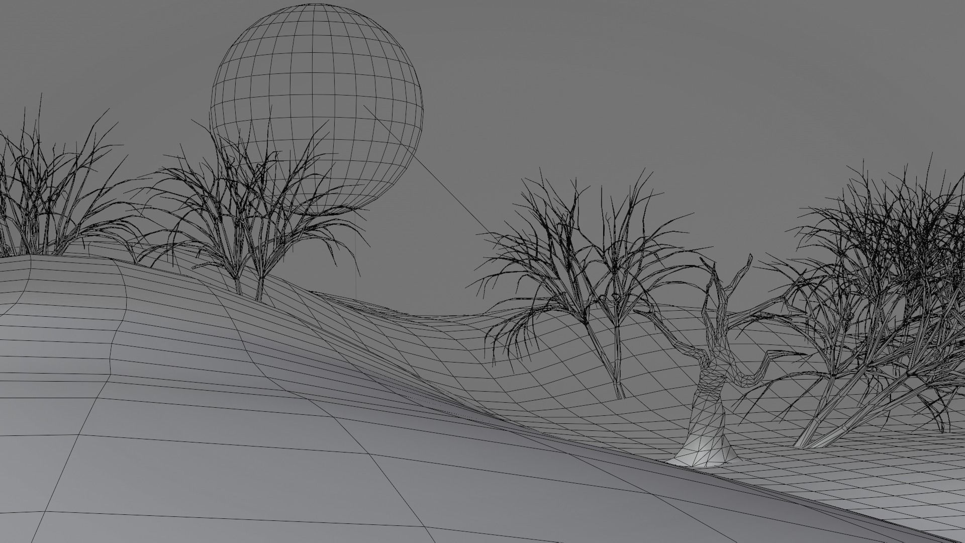 Cemetery scene 3D 3D model_7