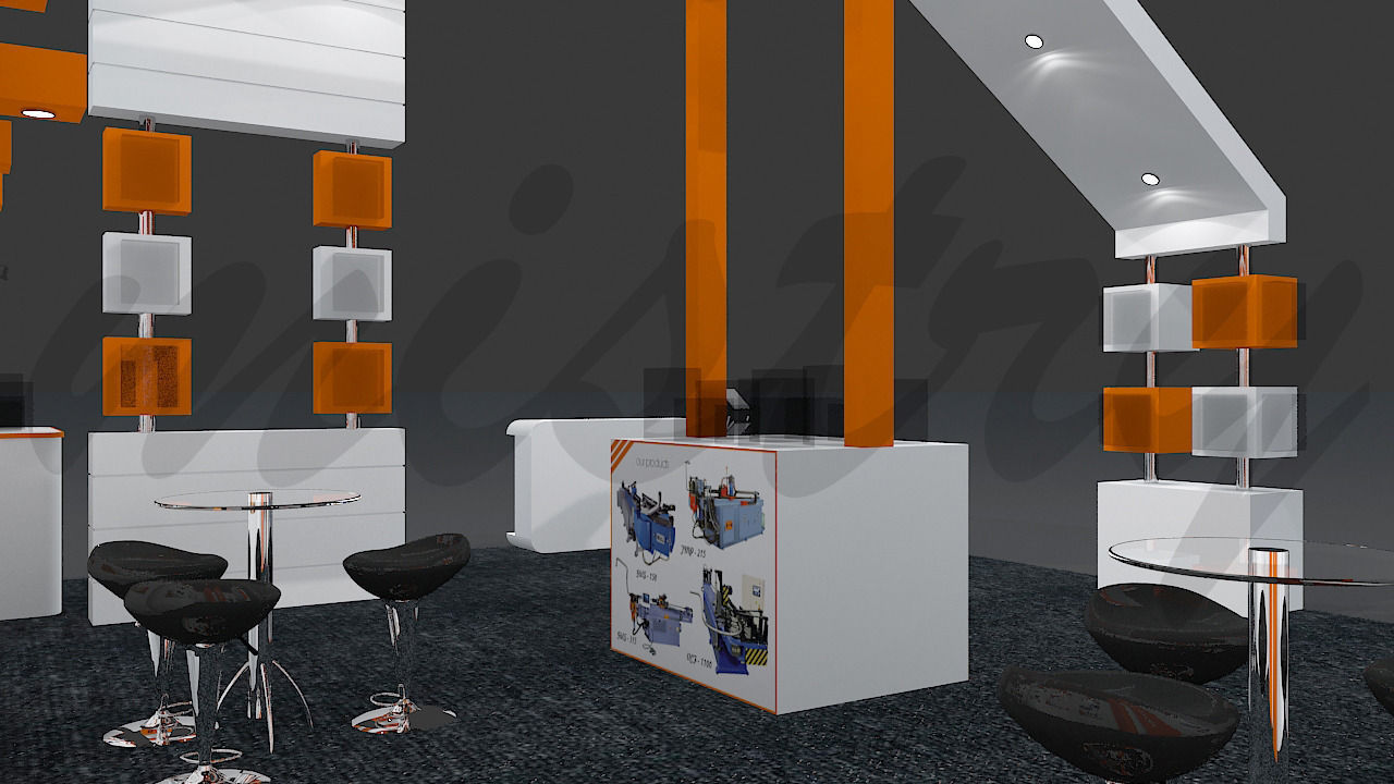 Exhibition Booth 3D Model 8 mtr x 6 mtr 3D model_8