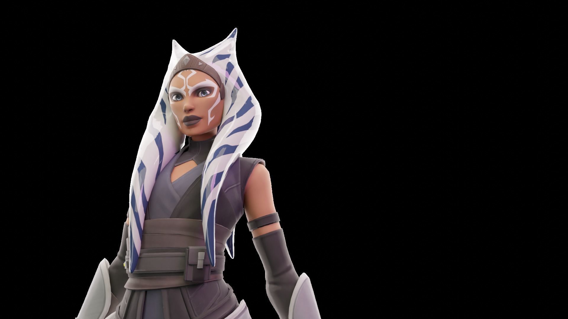 Ahsoka Tano Rig Blender 3D model_28
