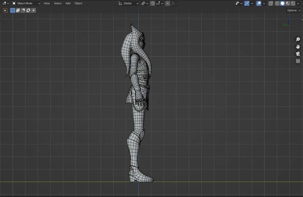 Ahsoka Tano Rig Blender 3D model_8