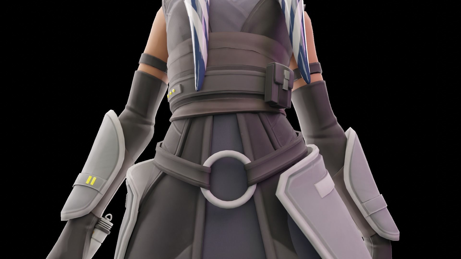 Ahsoka Tano Rig Blender 3D model_29