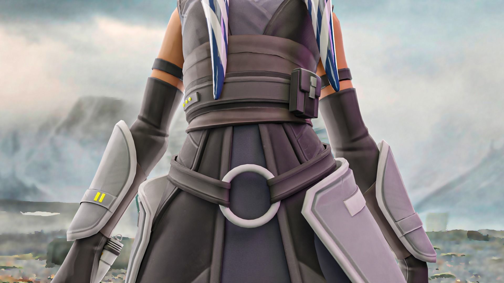 Ahsoka Tano Rig Blender 3D model_3