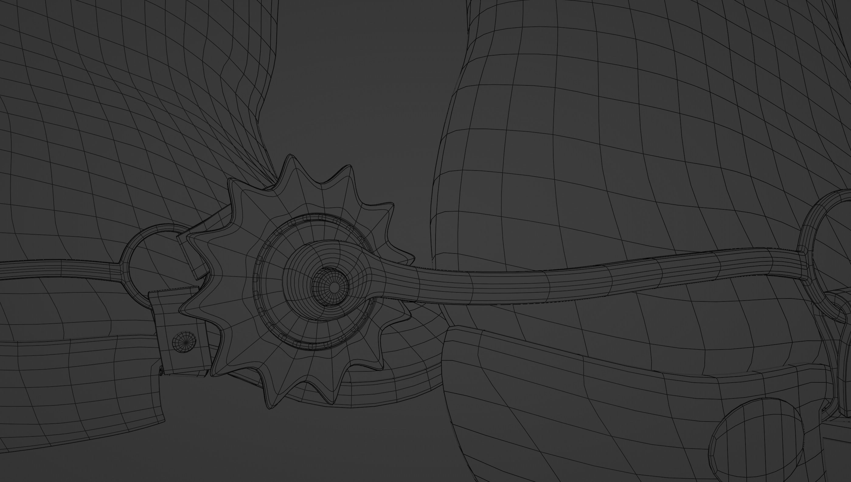 Leather cowboy boots 3D model_15