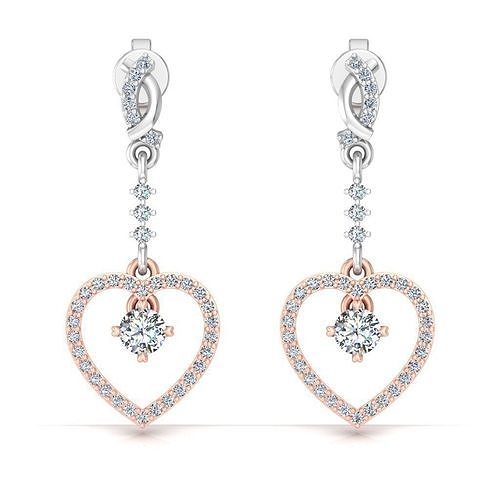 Women earrings 3D print model