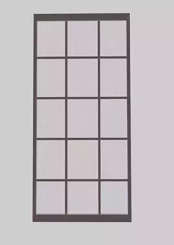 window frame with squares