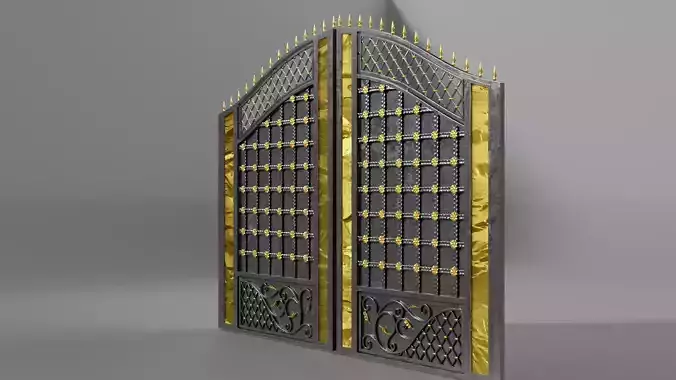 Steel forged gate