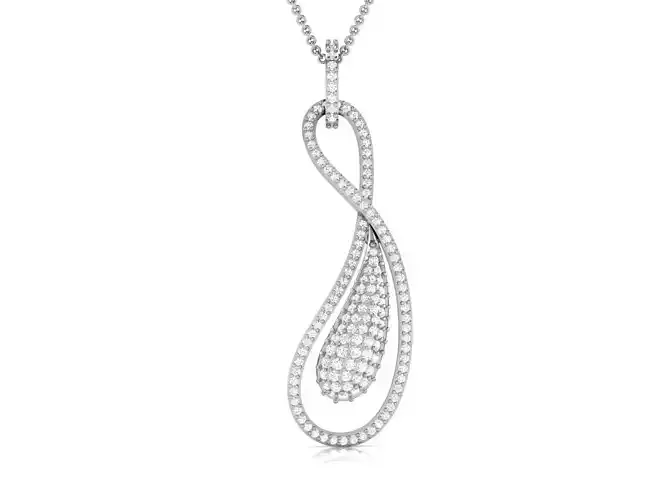 Women Pendant 3dm Render Detail