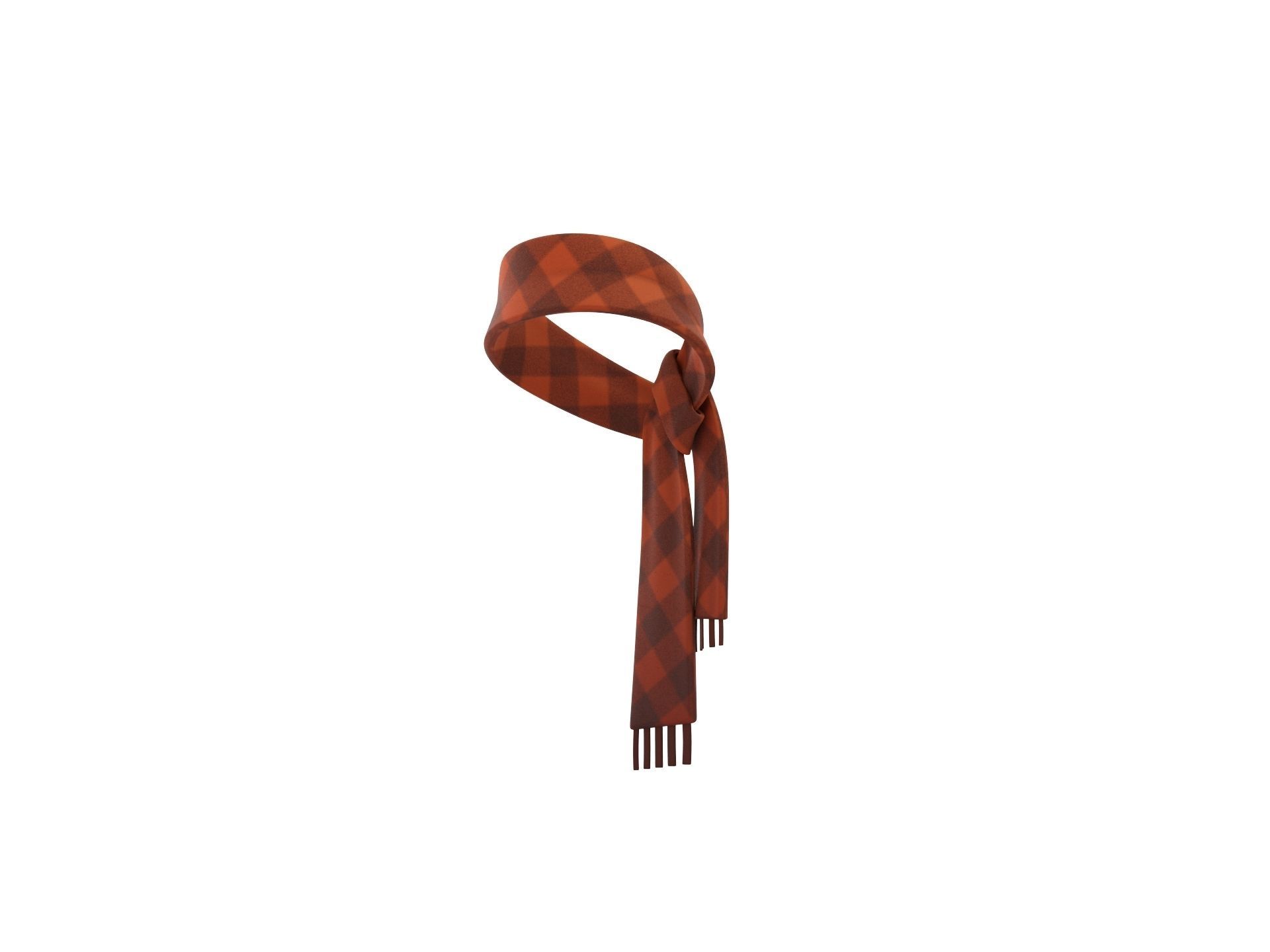 Tweed Scarf 3D model_4