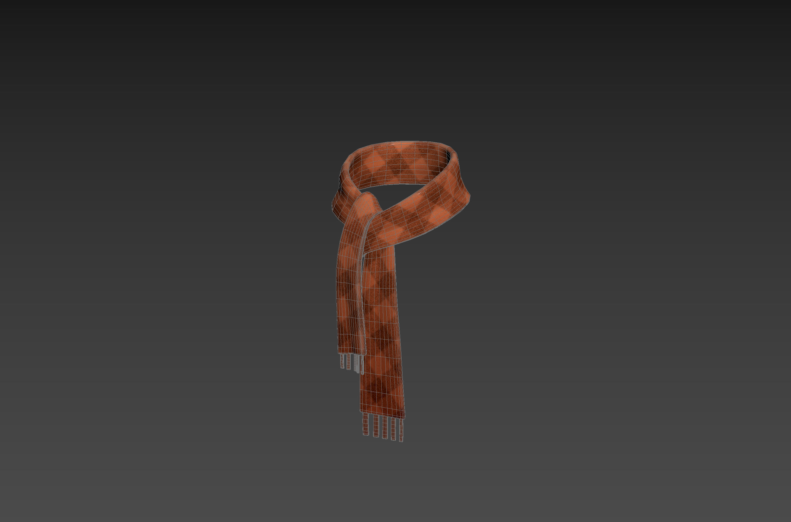 Tweed Scarf 3D model_12