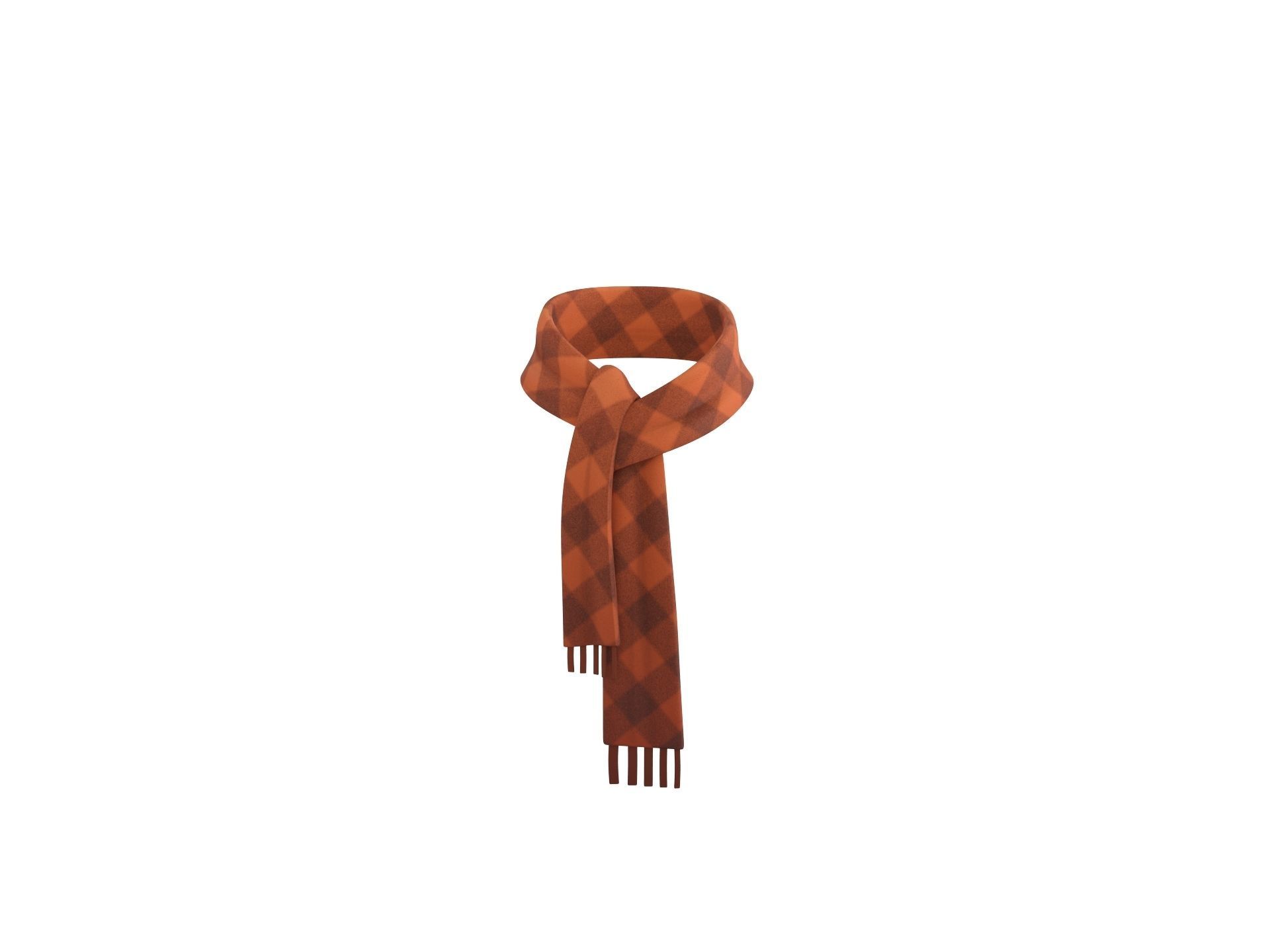 Tweed Scarf 3D model_1