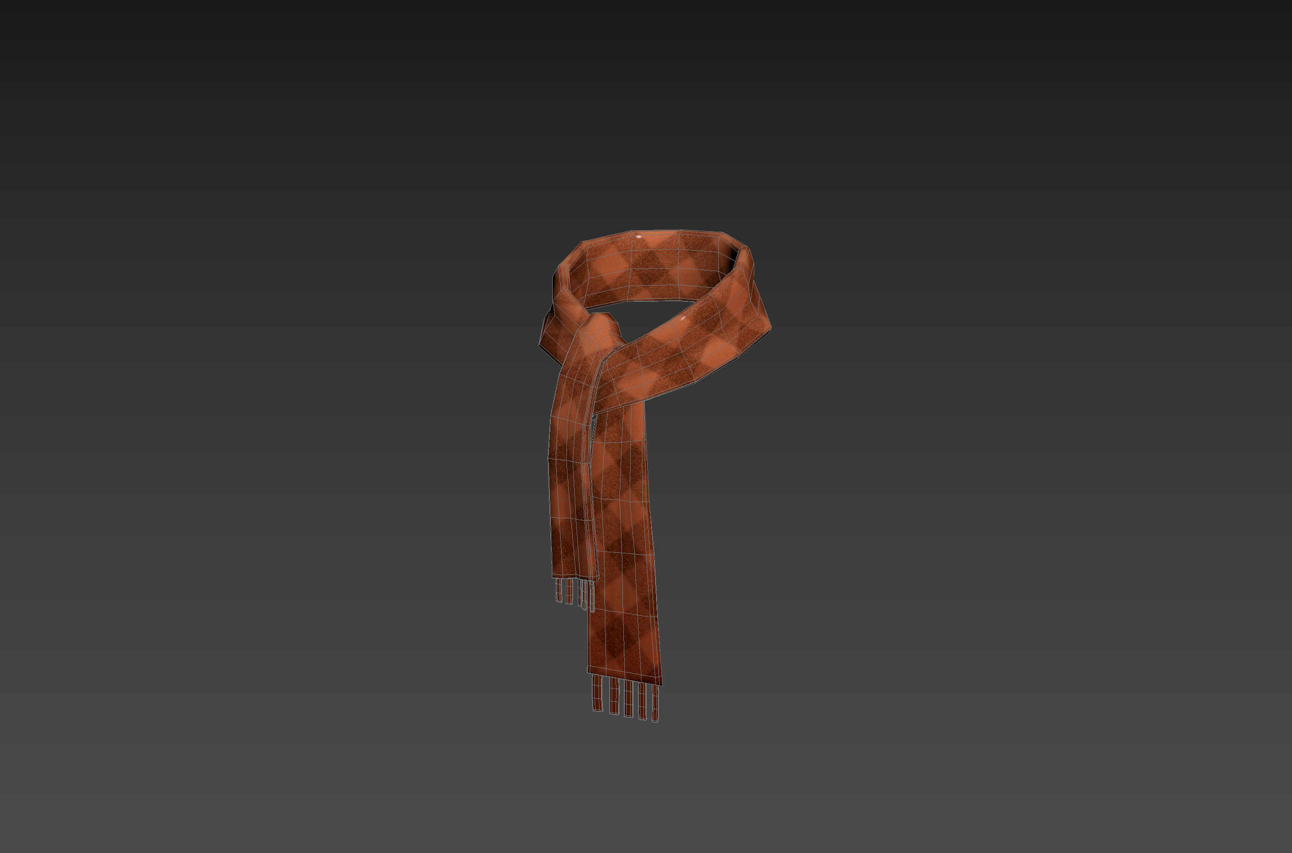 Tweed Scarf 3D model_11