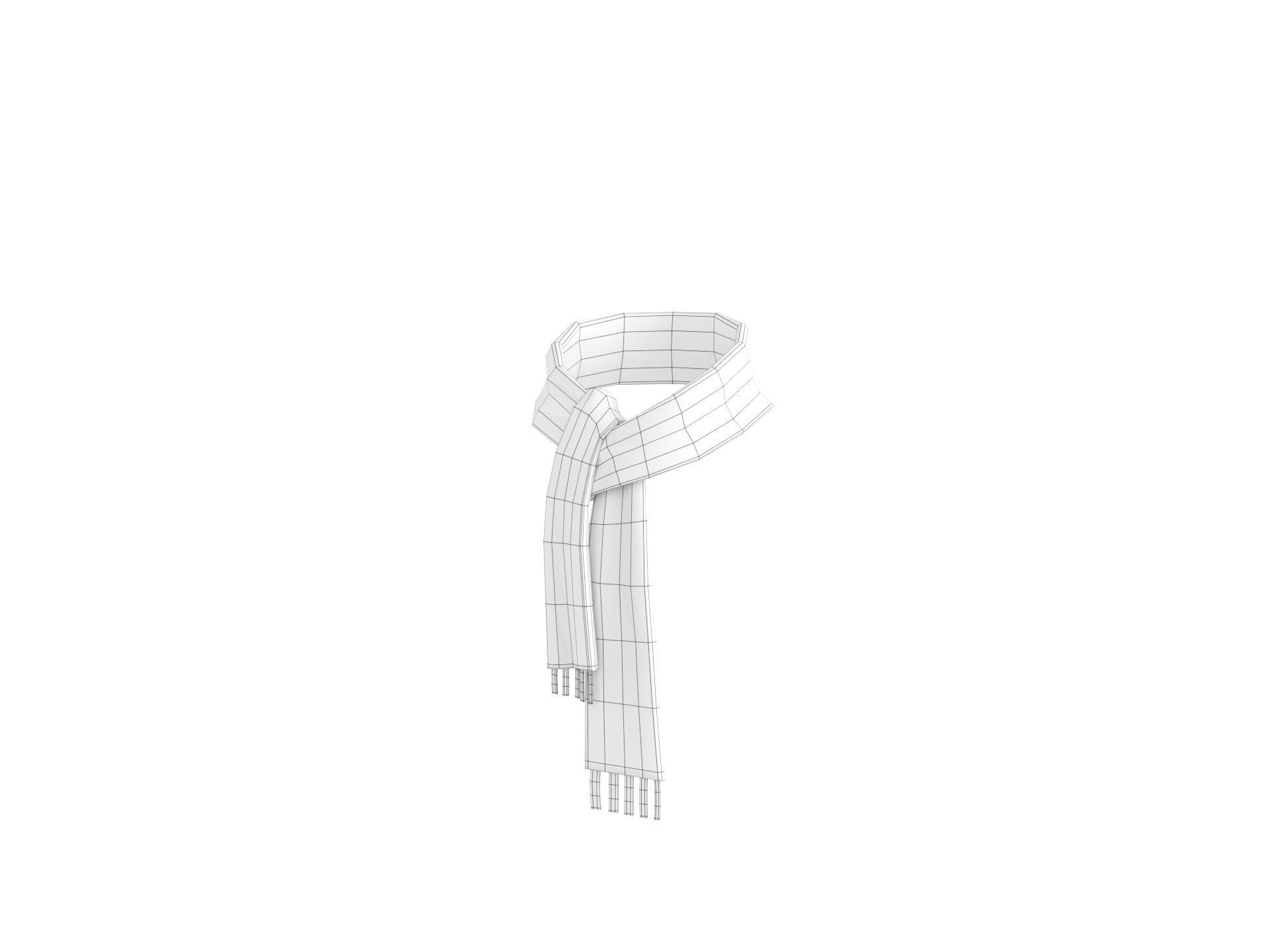 Tweed Scarf 3D model_22