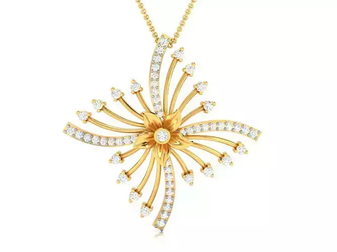 Women Pendant 3dm Render Detail