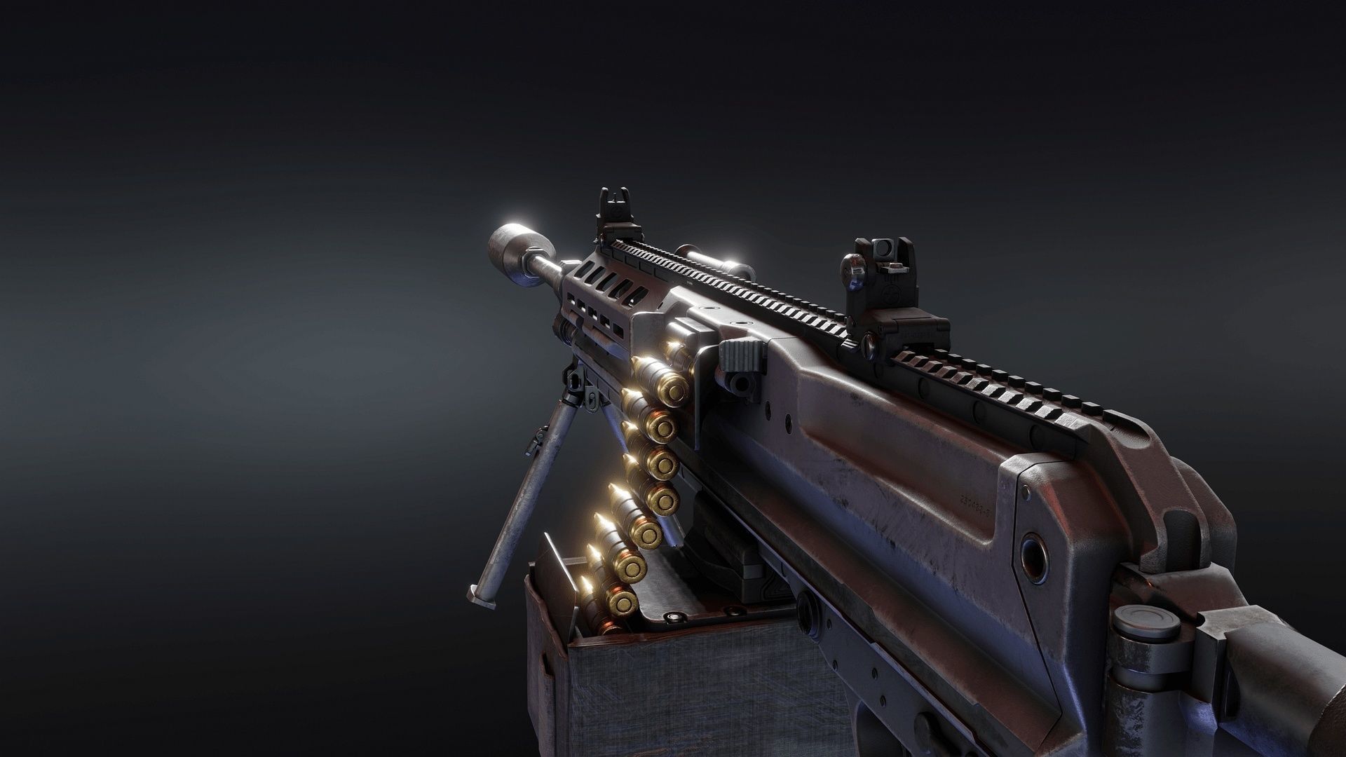 Sig MG338 Low-poly 3D model_2