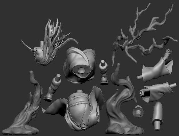 Kamado Nezuko 3D Printable  2 3D print model_2