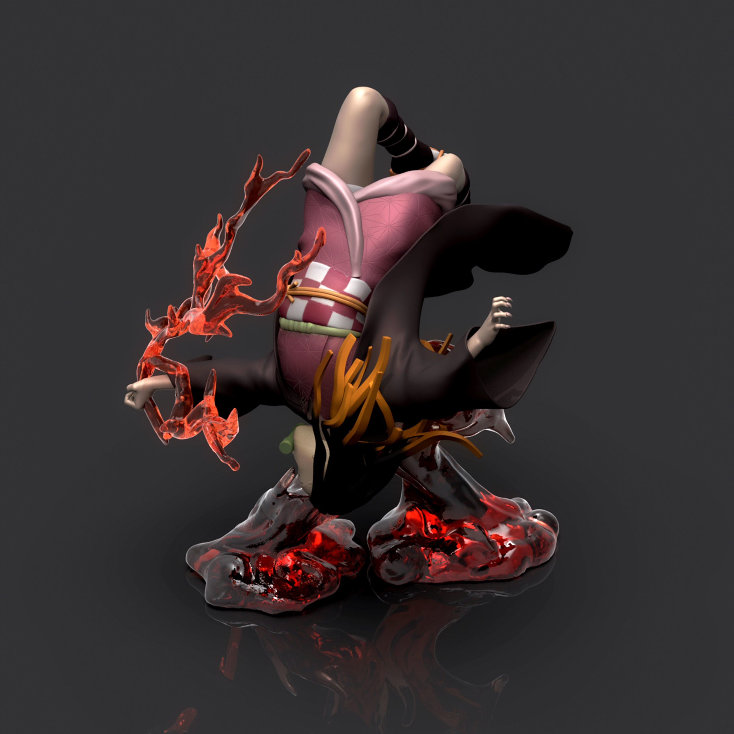 Kamado Nezuko 3D Printable  2 3D print model_10