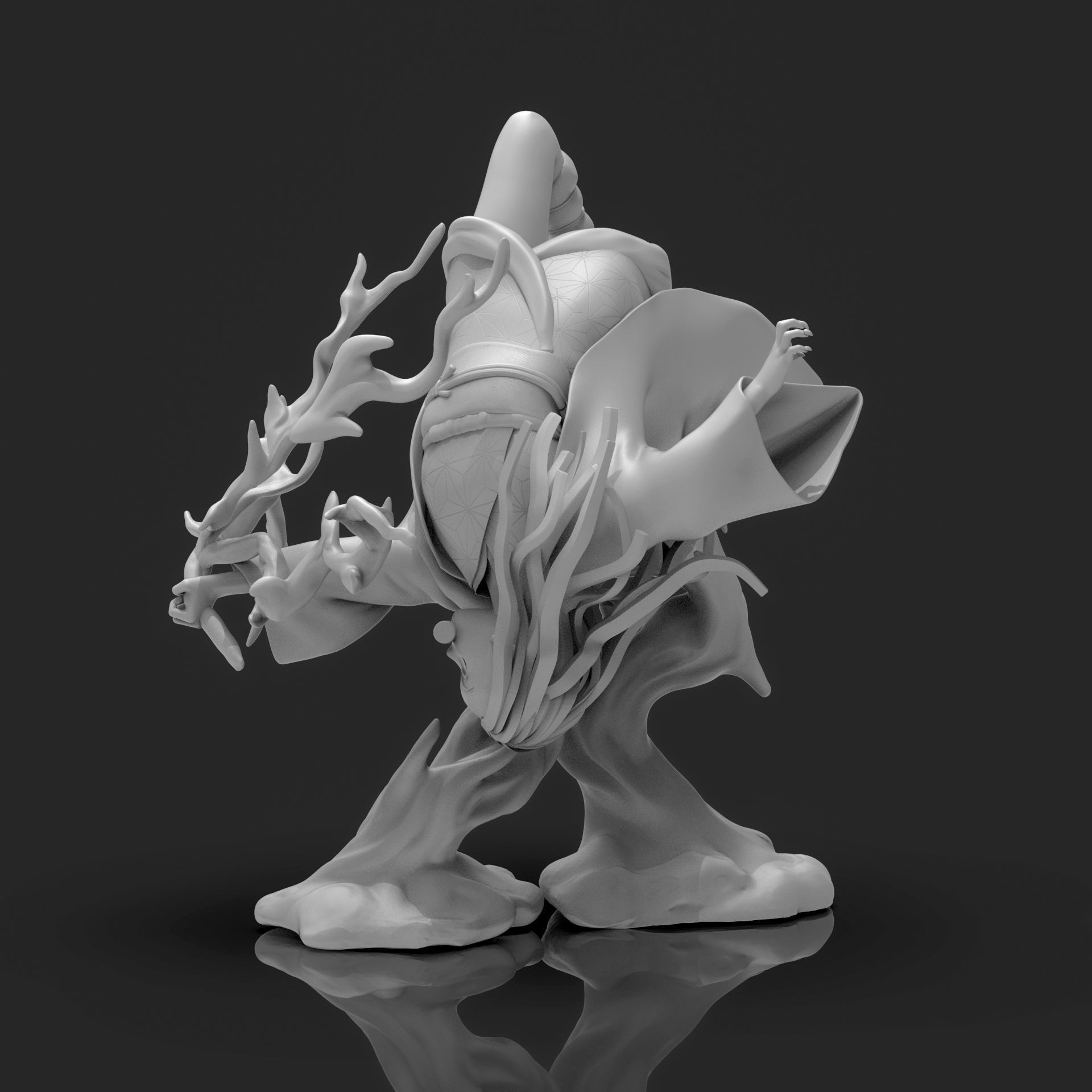 Kamado Nezuko 3D Printable  2 3D print model_16