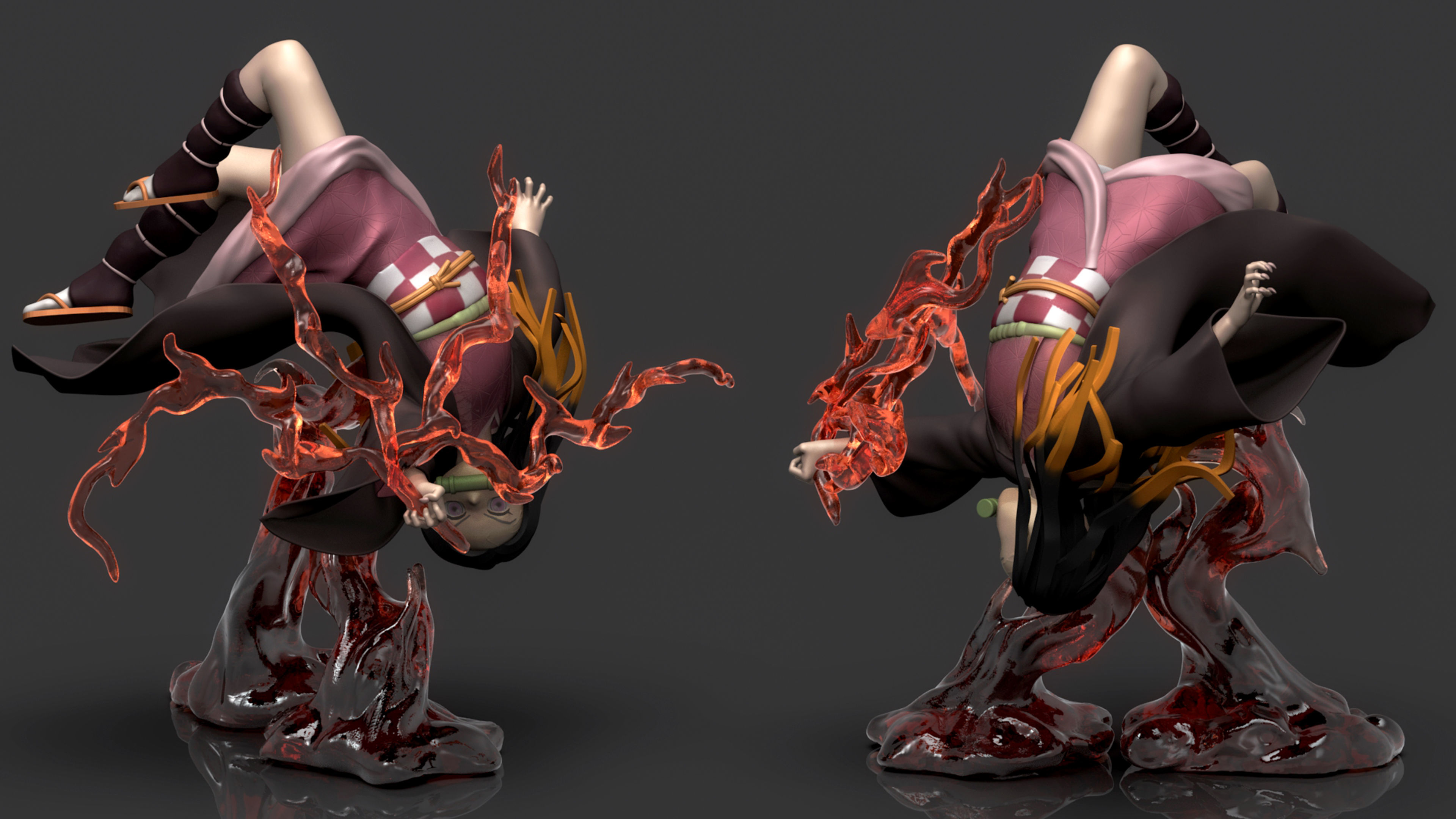 Kamado Nezuko 3D Printable  2 3D print model_1