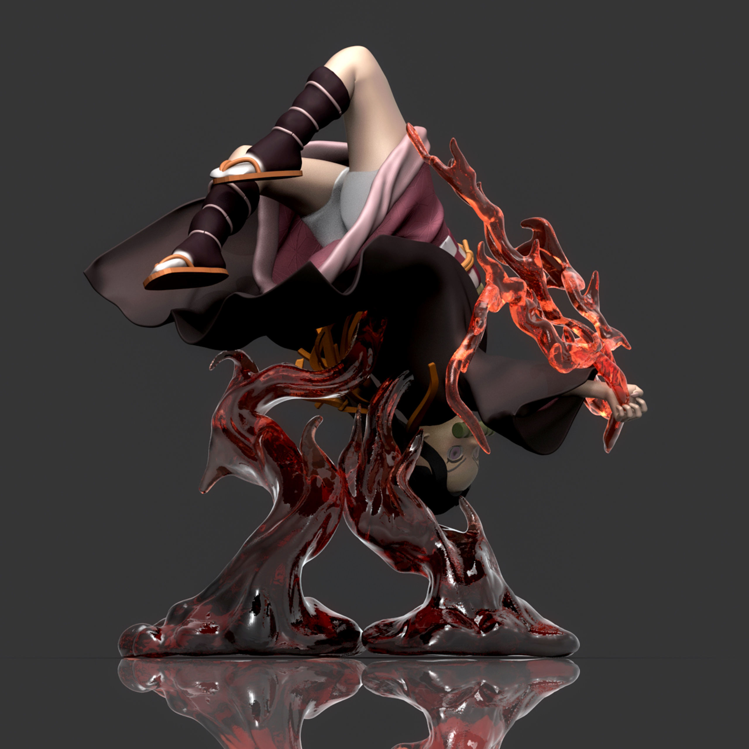 Kamado Nezuko 3D Printable  2 3D print model_12