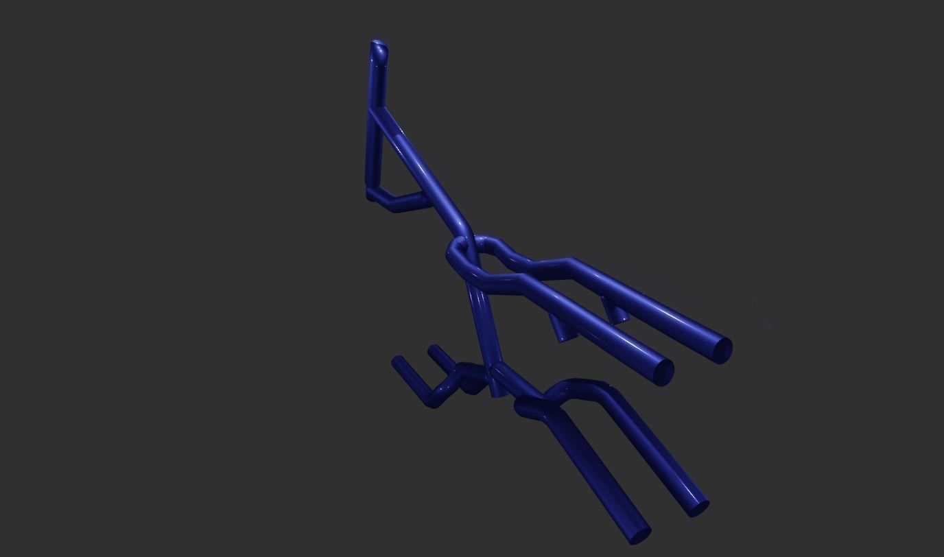 Bike Frame 3D model_6