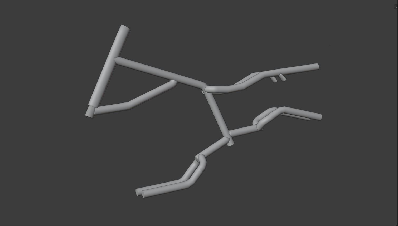 Bike Frame 3D model_2