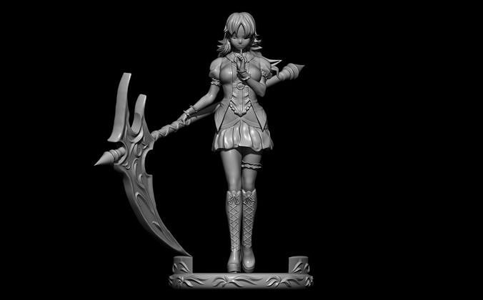 Angel of slaughter RENNE Legend of heroes  Trail of cold steel   3D print model